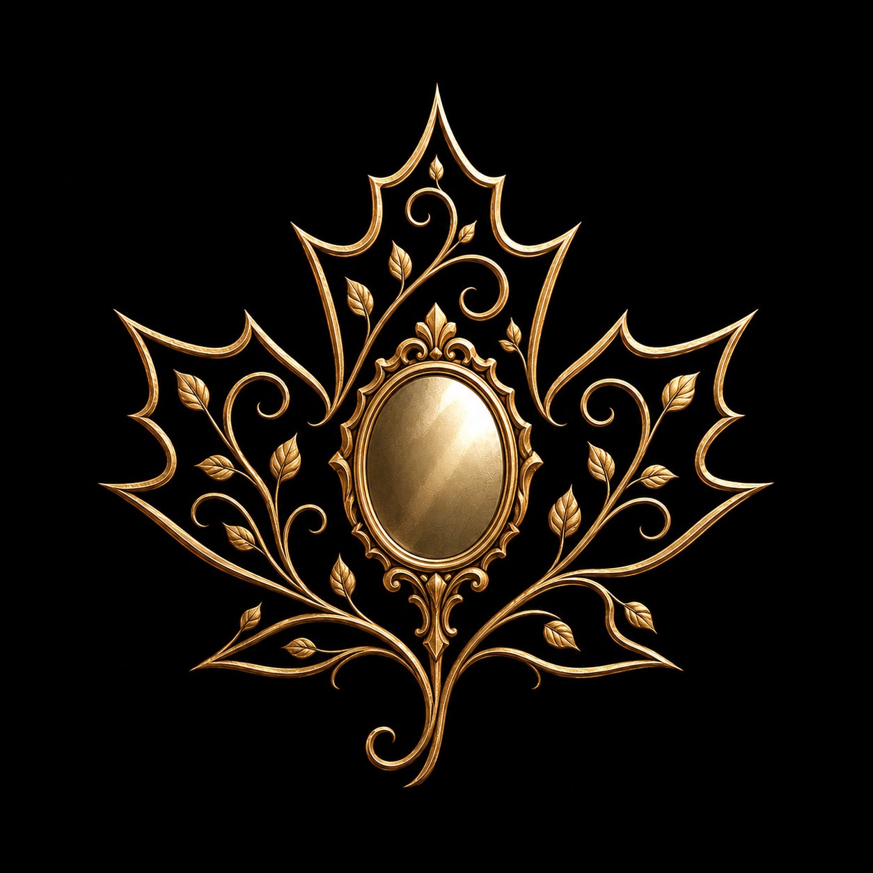 Maple Morph gold emblem