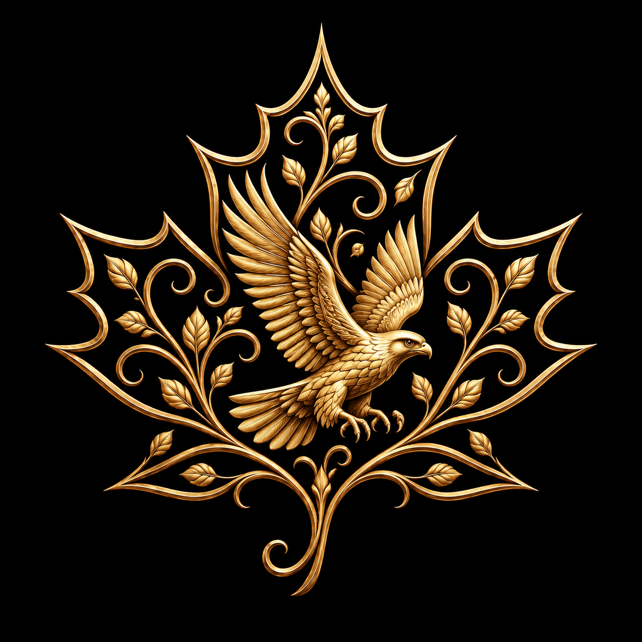 Maple Soar gold emblem